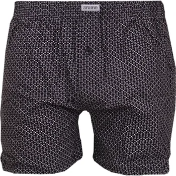 Boxerky Trenky Andrie s drobným geometrickým vzorem PS5927 černá velikost XXL-58/60