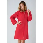 Dámský bavlněný župan Azalka červený se zipem XL