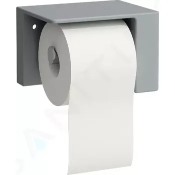 Laufen VAL Držák toaletního papíru s krytem, matný grafit, H8722817580001