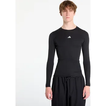 Pánské tričko Tričko adidas TECHFIT Compression Training Long Sleeve Long-Sleeve Top Black/ A Charcoal XL