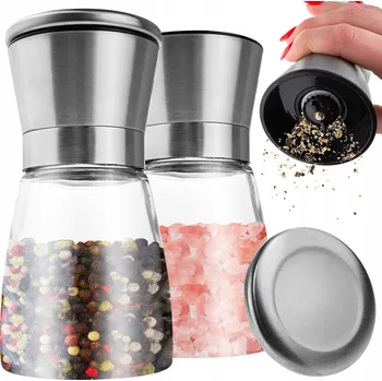 Kuchyňský mlýnek Ruční mlýnek Sell sklo 0,17 g bezbarvý, šedý