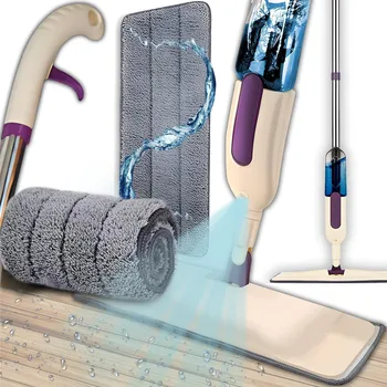 mop PLOCHÝ MOP NA PODLAHY SE SPREJEM MIKROVLÁKNO + NÁHRADNÍ NÁPLŇ SADA