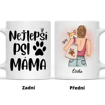 Hrnek - Psí máma - Hug Černá