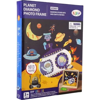 Výtvarná sada TEDDIES Diamantové malování: Kreativní sada Vesmír