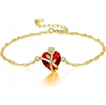 Náramek Dámský zlatý náramek stříbro 925