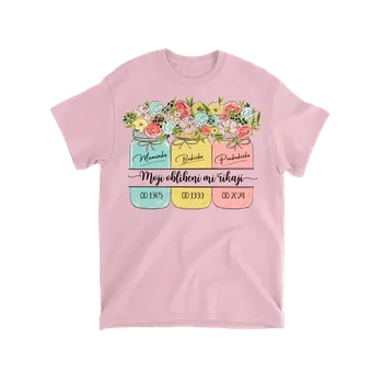 Pánské tričko Tričko - Moji oblíbení mi říkají prababička od 2024 Tričko / Růžová / XL