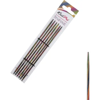 Jehlice KnitPro Symfonie ponožkové jehlice 15cm 2,25mm (KnitPro Symfonie Double Pointed Needles 15cm 2,25mm)