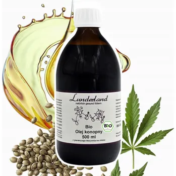 Lunderland BIO Konopný olej pro psy a kočky 500 ml