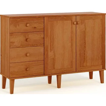 Komoda ZEVYT-NABYTEK Komoda z masivu SCANDI 31, šířka 122 cm, výška 106 cm