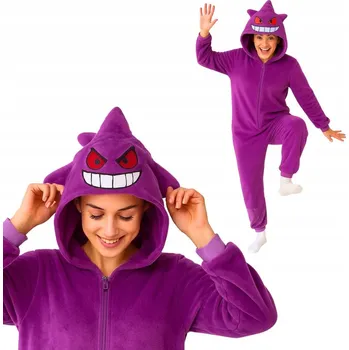 Dámské pyžamo Pyžamo Overal Kigurumi Kostým Pokémon Gengar XL: 175-185 cm