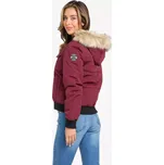 GUESS dámská zimní bunda Eco Dustina vínová S