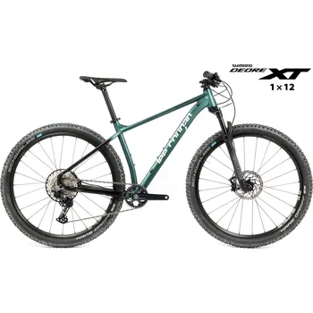 Horské kolo Lee Cougan Revenge Shimano XT / SLX 1x12 Bomber Z2, zeleno-černá matná velikost rámu: XL