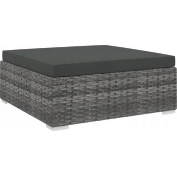 Taburet VidaXL Čalouněný Taburet šedý