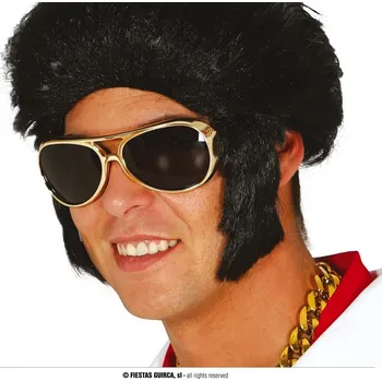 Karnevalový doplněk Brýle - zlaté rockové