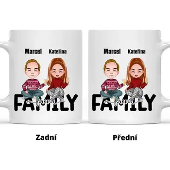 Hrnek - Sisters and brothers forever 2 Černá