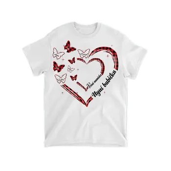 Pánské tričko Tričko - Prvně maminka nyní babička 2 - až 10 vnoučat Tričko / Bílá / S