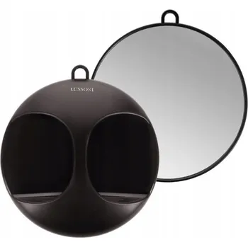 Zrcadlo Lussoni černé kadeřnické Zrcadlo s rukojetí
