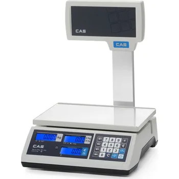 Kuchyňská váha CAS Počítací váhy (certifikované) se sloupem, CAS, 304x324x(H)419mm