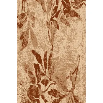 Koberec Agnella Běhoun FD Standard Floris Světle béžový hnědý Rozměr: 70 cm