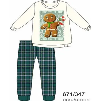 Dámské pyžamo Pyžamo Cornette 671/347 Cookie Merry Christmas Barva: Cookie, Velikost: L