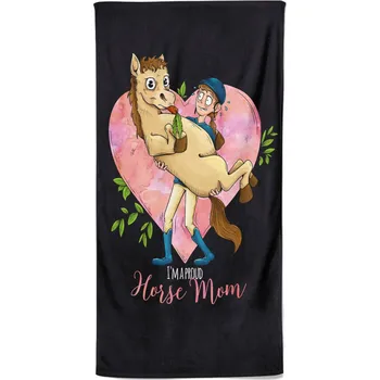 Osuška 140 x 70 cm - Horse mom