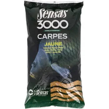 Návnadová surovina Sensas Krmení 3000 Carpes Jaune 1kg