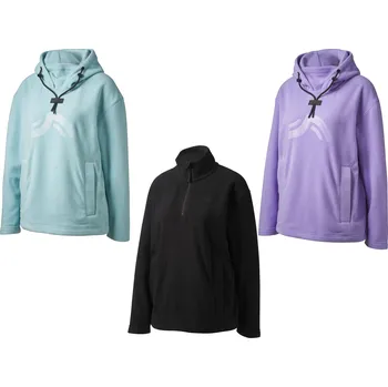 Dámská mikina CRIVIT Dámská fleecová mikina Černá S