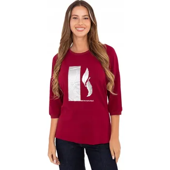 Dámská halenka RELEVANCE halenka 3/4 rukáv volný střih univerzální velikost