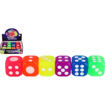 Bublifuk Majjam Kostka hrací svítící silikon 4x4cm