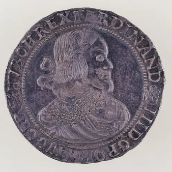 Mincovna Kremnica Tolar Ferdinand III., 1656, Kremnica 28.8 g
