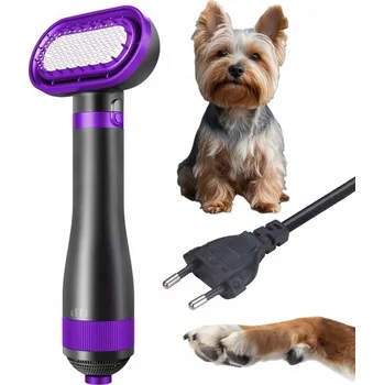 Kosmetika pro psa Fén a kartáč 2v1 PRO PSA KOČKU, pro zvířata, na srst a chlupy, hřeben