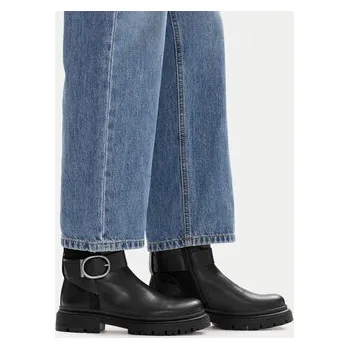 Dámské kozačky Polokozačky JENNY CEO-WS5899-10 Černá 41