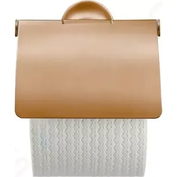 Duravit Starck T Držák toaletního papíru s krytem, kartáčovaný bronz, 0099400400