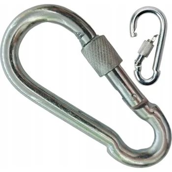 Jištění Šroubovací karabina Linotech KARABIŃCZYK ZAKRĘCANY METALOWY 4X40mm 40