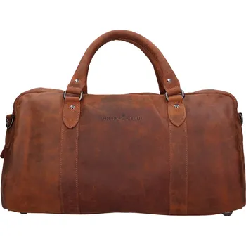 Pánská aktovka Kožená cestovní taška Greenwood Koen - hnědá