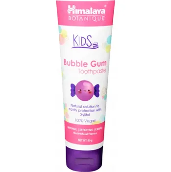 zubní pasta BOTANICKÁ ZUBNÍ PASTA PRO DĚTI S PŘÍCHUTÍ ŽVÝKAČKY 80g HIMALAYA