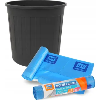 Pytle na odpadky Univerzální pytle na odpadky Ravi 35 l 15 ks