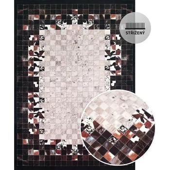 Koberec Kusový koberec BERFIN PORTE 2054 Black Brown Rozměr: 60x100 cm