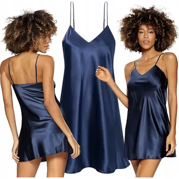 Dámské noční prádlo Noční košile Dkaren Karen s ramínky, délka do půli stehen, velikost S