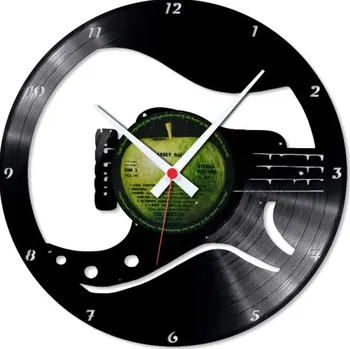 Hodiny Nástěnné hodiny LP deska - EL. KYTARA