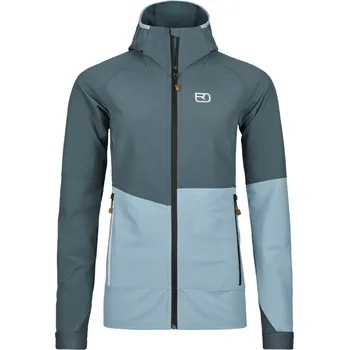 Dámská bunda Ortovox Punta Berrino Hooded Jacket Women's Velikost: S / Barva: šedá/černá