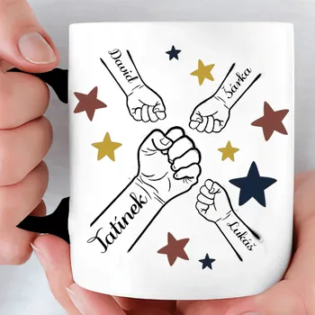 Hrnek - Pouto, které nelze přerušit - Až 14 dětí Bílá