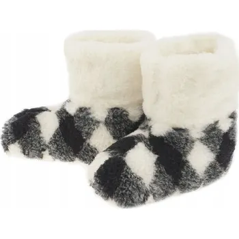 Dámská obuv Pantofle Bačkory Podhalské z Přírodní Vlny *39*