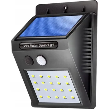 Venkovní osvětlení SOLÁRNÍ FASÁDNÍ LAMPA HALOGENOVÁ NÁSTĚNNÁ LAMPA LED SENZOR POHYBU