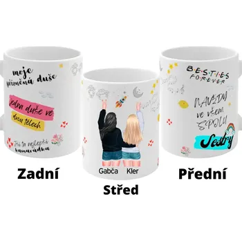 Hrnek - Nejlepší kamarádka 9. verze Bílá