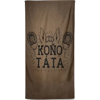 Osuška 140 x 70 cm - Koňo - táta