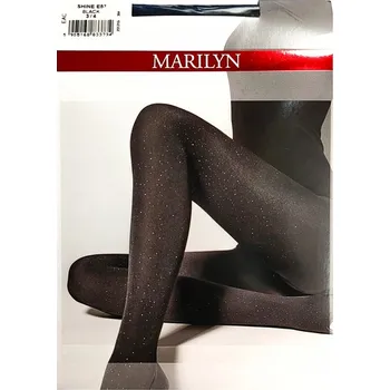 Dámské punčochy Hladké Punčocháče Marilyn SHINE E57 100 DEN červené RED VINE velikost 3/4