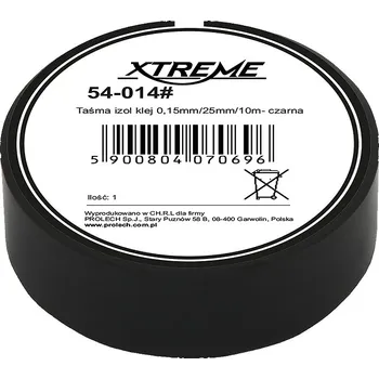 Izolační páska XTREME Izolační páska 0,15mm/25mm/10m- černá 54-014#