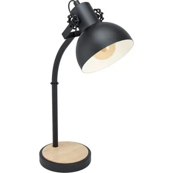 Stojací lampa svítidlo EGLO LUBENHAM stolní lampa 28W/E27 černá/hnědá
