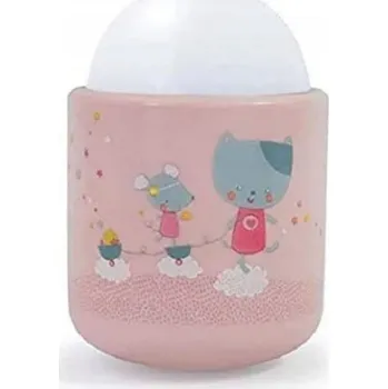 Lampička Pabobo růžová Noční lampa